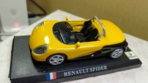 スケール 1/43 RENAULT SPIDER ！ フランス 世界の名車シリーズ！ デル ブラド カーコレクション！_画像4