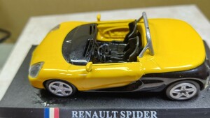 スケール 1/43 RENAULT SPIDER ！ フランス 世界の名車シリーズ！ デル ブラド カーコレクション！