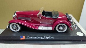 スケール 1/43 Duesenberg J Spider ！ アメリカ 世界の名車コレクション！ デル プラド カーコレクション！