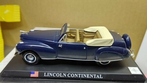 スケール 1/43 LINCOLN CONTINENTAL！ アメリカ！ 世界の名車コレクション！ デル プラド カーコレクション！