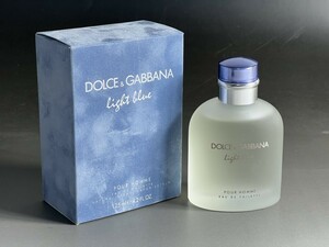 60226【匿名配送】香水 ドルチェ&ガッバーナ DOLCE&GABBANA ライトブルー プールオム オーデトワレ 125ml 