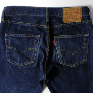 リーバイス Levi's PREMIUM 501 レギュラーストレートジーンズ デニムパンツ ビッグE ボタンフライ 牛革パッチ 脇割縫い W29 m0130-13