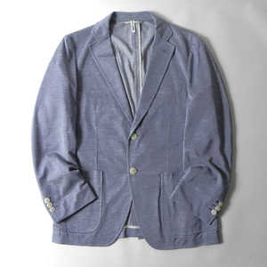 ザスーツカンパニー THE SUIT COMPANY 春夏 シングル2Bリネンテーラードジャケット 本切羽 165-6Drop ブルーグレー m0222-5