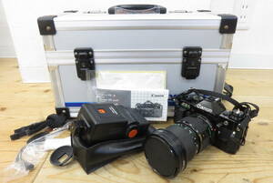 15622 小601-337　キャノン AE-1　本体 レンズ ケース　Canon　FD 35-105mm 1:3.5　一眼レフ　フィルムカメラ　中古品　ヤ100