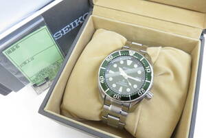 15799 ロ602-200　腕時計　SEIKO　6R35-00A0　自動巻き　プロスペックス　ダイバースキューバ 　3針　黒文字盤　セイコー　中古品　60