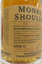 1954 ロ602-203　ウイスキー　モンキーショルダー　MONKEY SHOULDER　スコッチ　お酒　700ml 40%　未開栓 古酒　80_画像4