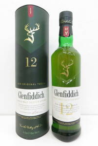 1955 ロ602-204　ウイスキー　グレンフィディック 12年　Glenfiddich　シングルモルト　スコッチ　お酒　700ml 40%　未開栓 古酒　60