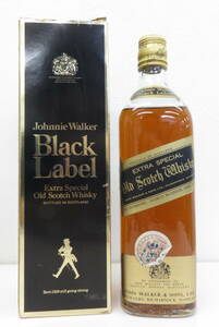 1959 ロ602-218　ウイスキー　ジョニーウォーカー　ブラックラベル　ジョニ黒　Johnnie Walker　スコッチ　750ml　未開栓 古酒　60