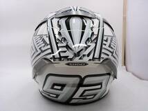 【送料無料】美品 SHOEI ショウエイ X-Fourteen X-14 MARQUEZ4 マルケス4 XLサイズ ミラーシールド付き フルフェイスヘルメット_画像4