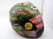 【送料無料】未使用保管品 Arai アライ RX-7 RR5 NICKY CAMO ニッキー・カモ Mサイズ 元箱付き ヘイデン フルフェイスヘルメット_画像7