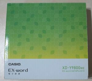 [ほぼ未使用][完備]★CASIO EX-Word XD-Y9800WE★英語上級モデル 電子辞書