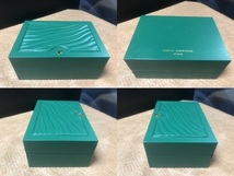 ロレックス 純正 箱 ウォッチ ボックス Watch Box タグ カード ケース 日本語訳 クリーム 緑 グリーン 正規品 時計 付属品 ROLEX_画像3