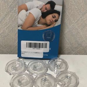 602i0901 いびき防止グッズ いびき対策 いびき 防止 安眠グッズ 睡眠グッズ 水洗い可 男女兼用 6個セットの画像1
