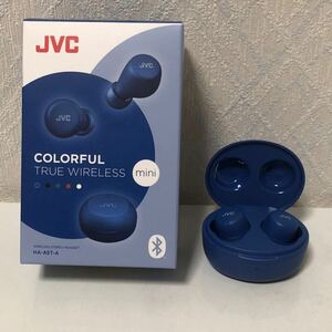 602i0102 JVCケンウッド JVC HA-A5T-A ワイヤレスイヤホン Bluetooth 小型 軽量 最大15時間再生 Bluetooth Ver5.1対応 ブルー