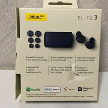 602i2905 Jabra(ジャブラ) [Amazon.co.jp限定]Elite 3 ネイビー ワイヤレスイヤホン bluetooth [国内正規品] Apt-X IP55 遮音設計 _画像2