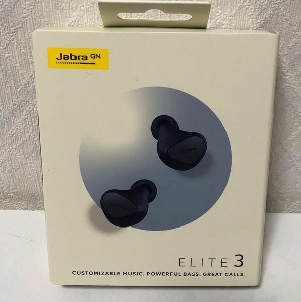 602i2905 Jabra(ジャブラ) [Amazon.co.jp限定]Elite 3 ネイビー ワイヤレスイヤホン bluetooth [国内正規品] Apt-X IP55 遮音設計 