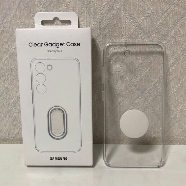 602i1907 Galaxy S23 Clear Gadget Case｜クリア｜スマホケース｜Samsung純正 国内正規品｜ EF-XS911CTEGJP