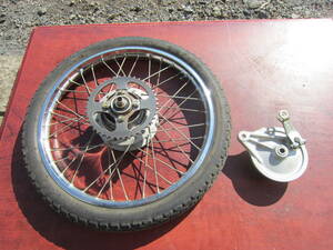 1004S Cub 50 custom AA01-1306*** rear wheel complete set sprocket hub panel R wheel complete set tire with a self-starter Cub Super Cub 50 including in a package OK