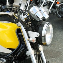 BigOne アルミ製 VMAX SR400 ブロンコ XJR400 RZ250 ドラッグスター250 SR500 GX250 SRX400 ジール FZ400 V-MAX RZ350 砲弾 ウィンカー_画像10