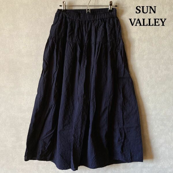 SUN VALLEY サンバレー スカーチョ ワイドパンツ ナチュラル