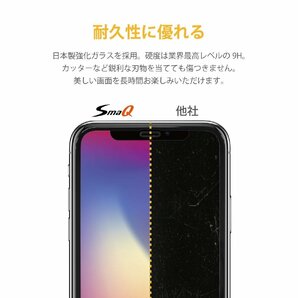 iPhone11promax-xsmax用 液晶保護ガラスフィルム XDY Higuma強化ガラス採用iPhone11promax/XS Max(6.5インチ) 専用 日本製 3D 全面保護 フの画像6