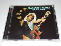 ミック・ロンソン(MICK RONSON)/PLAY DON'T WORRY_画像1