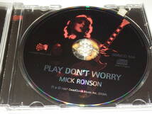 ミック・ロンソン(MICK RONSON)/PLAY DON'T WORRY_画像2