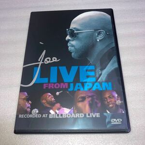 【DVD】R&B/JOE/Live From Japan Recorded At Billboard Live