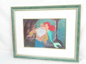 ○ ウォルト・ディズニー リトル・マーメイド 人魚姫 Daddy's Girl 絵画 アート セル画 シリアル入り 52/ 500