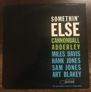 ■CANNONBALL ADDERLEY ■キャノンボール・アダレイ■Somethin’ Else / 1LP / Blue Note 1595 / 東芝EMI / Miles Davis / マイルス・デイ