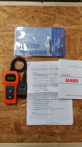 CAN OBD2 コードスキャナー　故障診断機 アメ車　メンテナンス　U480　日本語説明書あり