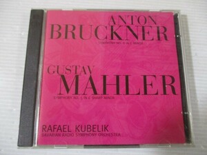 BT　R3　送料無料♪【　BRUCKNER / MAHLER RAFAEL KUBELIK　】中古CD　