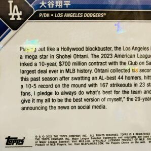 ★スペシャル★ 大谷翔平 topps now 漢字 カード Dodgers ドジャース 初カード SHOWTIME 二刀流 レア MLB 直筆サイン なしの画像6