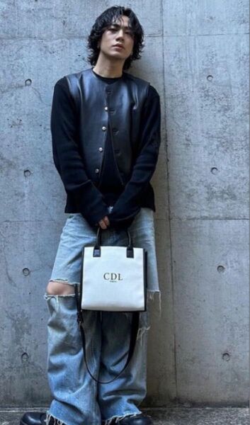 CDL Canvas Tote Bag SMALLOff White(白)