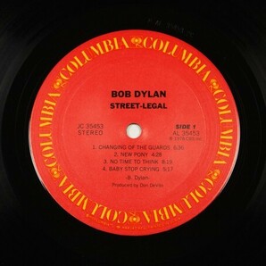 ◇米盤 Bob Dylan ボブ・ディラン/Street Legal/LP、JC35453 #M24YK3の画像3