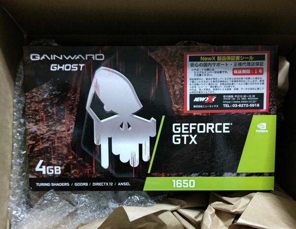 グラフィックボード GAINWARD GHOST GeForce GTX 1650