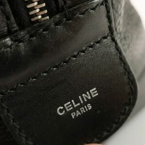 セリーヌ CELINE ボストンバッグ/レザー/イタリア製 ブラック W42×H24×D22（5109)bfgfhの画像4