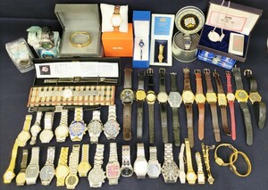 ♪1円～SEIKO シチズン カシオ ラドー　イブサンローラン　など　腕時計　 時計おまとめ　52点　ジャンク品　稼働品