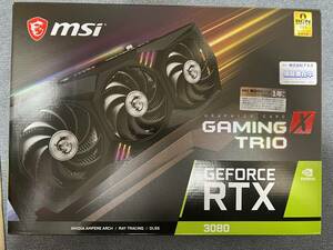【美品】MSI GeForce RTX 3080 GAMING X TRIO 10G non-LHR版