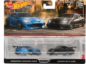 ■ホットウィール■パンデム スバル BRZ、レクサス RC F GT3（プレミアム 2パック）Hot Wheels PANDEM SUBARU LEXUS