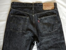 501 W33 L34 ブラック ジーンズ 先染め 90s 98年製 リーバイス ボタン裏553 Levi’s MADE IN USA ボタン アメリカ製 米国製_画像5