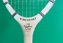 Z-2986■テニスラケット　2点+カバー2点　 ウッド　FUTABAYA/KAWASAKI 　レトロ　中古　現状渡し_画像6