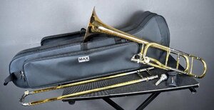 ☆希少品☆ YAMAHA (ヤマハ) テナー・バストロンボーン Xeno YSL-882GOR トロンボーン ♪セミハードケース付き♪ 17J1212