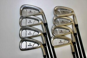 【1円スタート】TaylorMade（テーラーメイド）320 アイアン 3.4.5.6.7.8.9.P ８本セット　シャフト　F・T・Gプラス　フレックスS　17H3576