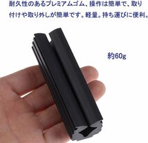 ゴルフ クラブ グリップ 取り替え 用 工具 2個セット シャフトプロテクター ラバーシャフトクランプ 専用両面テープ、グリップカッター_画像8