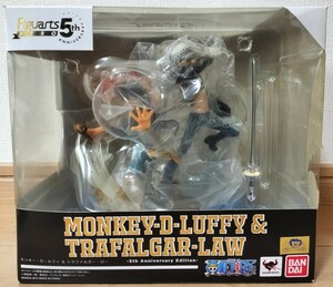 ワンピース フィギュアーツZERO モンキー・D・ルフィ＆トラファルガー・ロー 5th Anniversary Edition　ONE PIECE figuarts