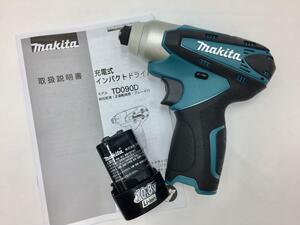 新品 マキタ TD090DZ 本体のみ 10.8V 充電式インパクトドライバ + BL1013 未使用 ( TD090D 未使用品 本体 と バッテリー )