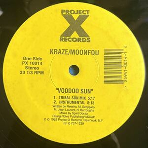 【HOUSE】Kraze - Voodoo Sun / Project X Records PX 10014 / VINYL 12 / US
