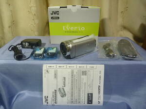 JVC　ビデオカメラ　GZ-HM133ーS　　取説、元箱付き　