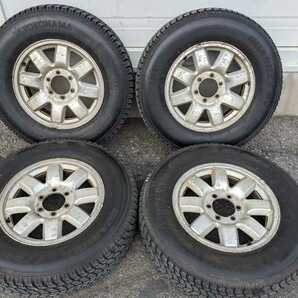 ◆パジェロ外し◆スタッドレス４本セット◆18インチ◆№4998  215/85R18 ヨコハマ PCD139.7 6穴の画像1